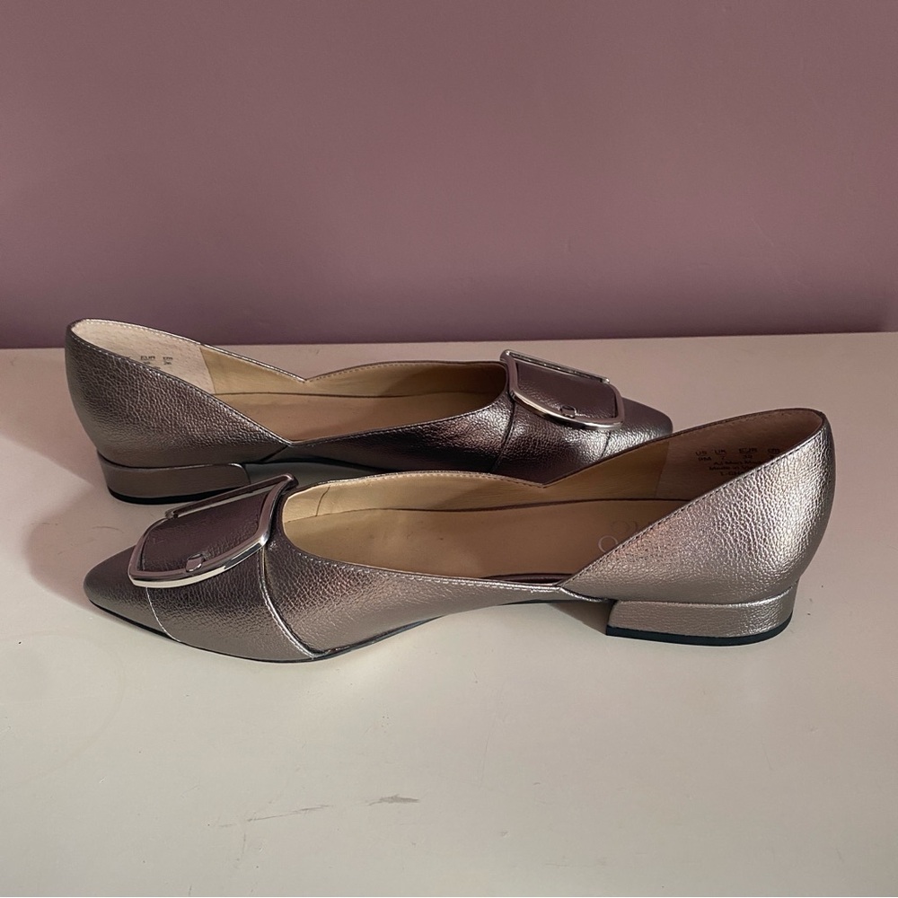 Franco Sarto Pewter Flats